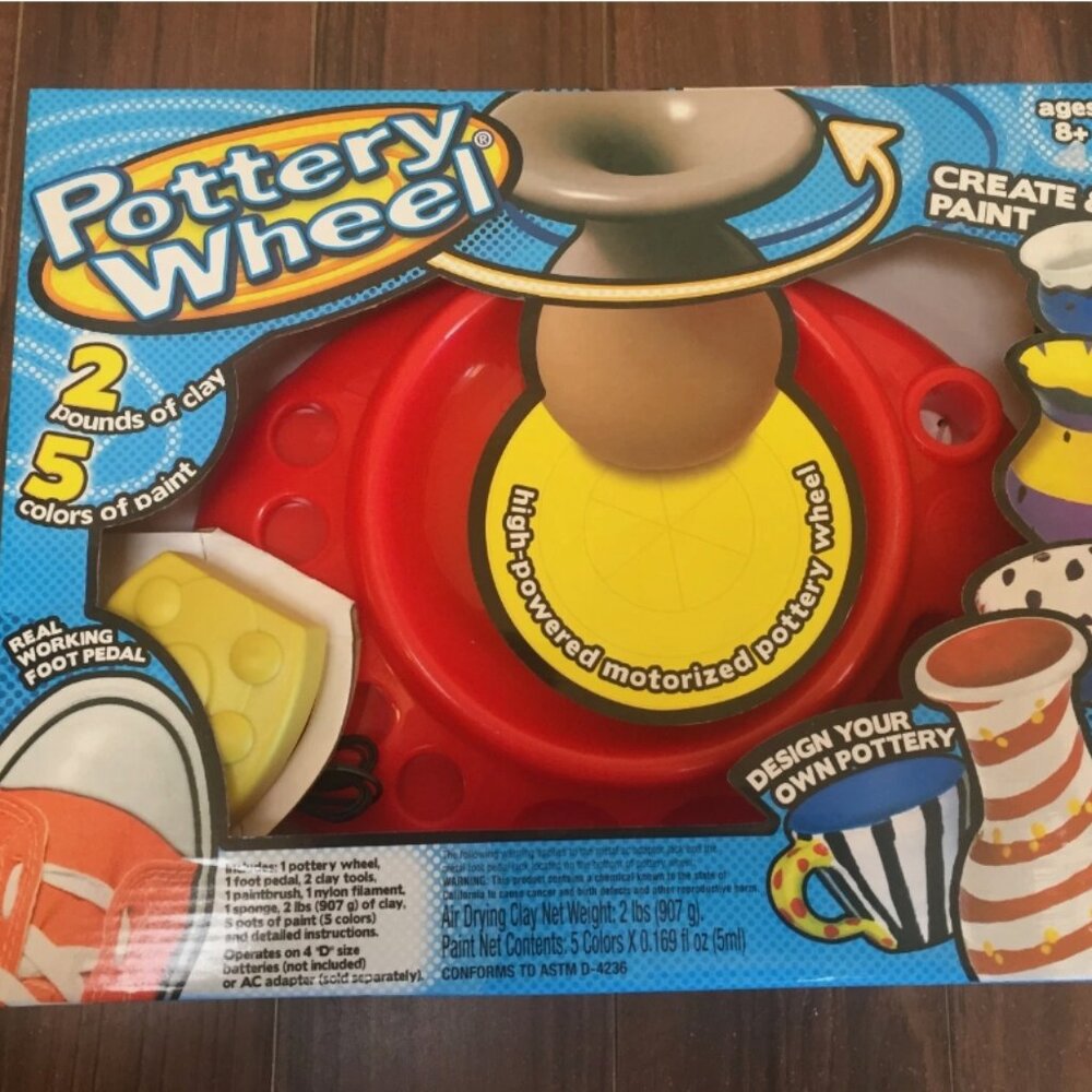 NSI Children's Electric Pottery Wheel with foot pedal (no clay)